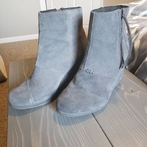 TOMS wedge booties